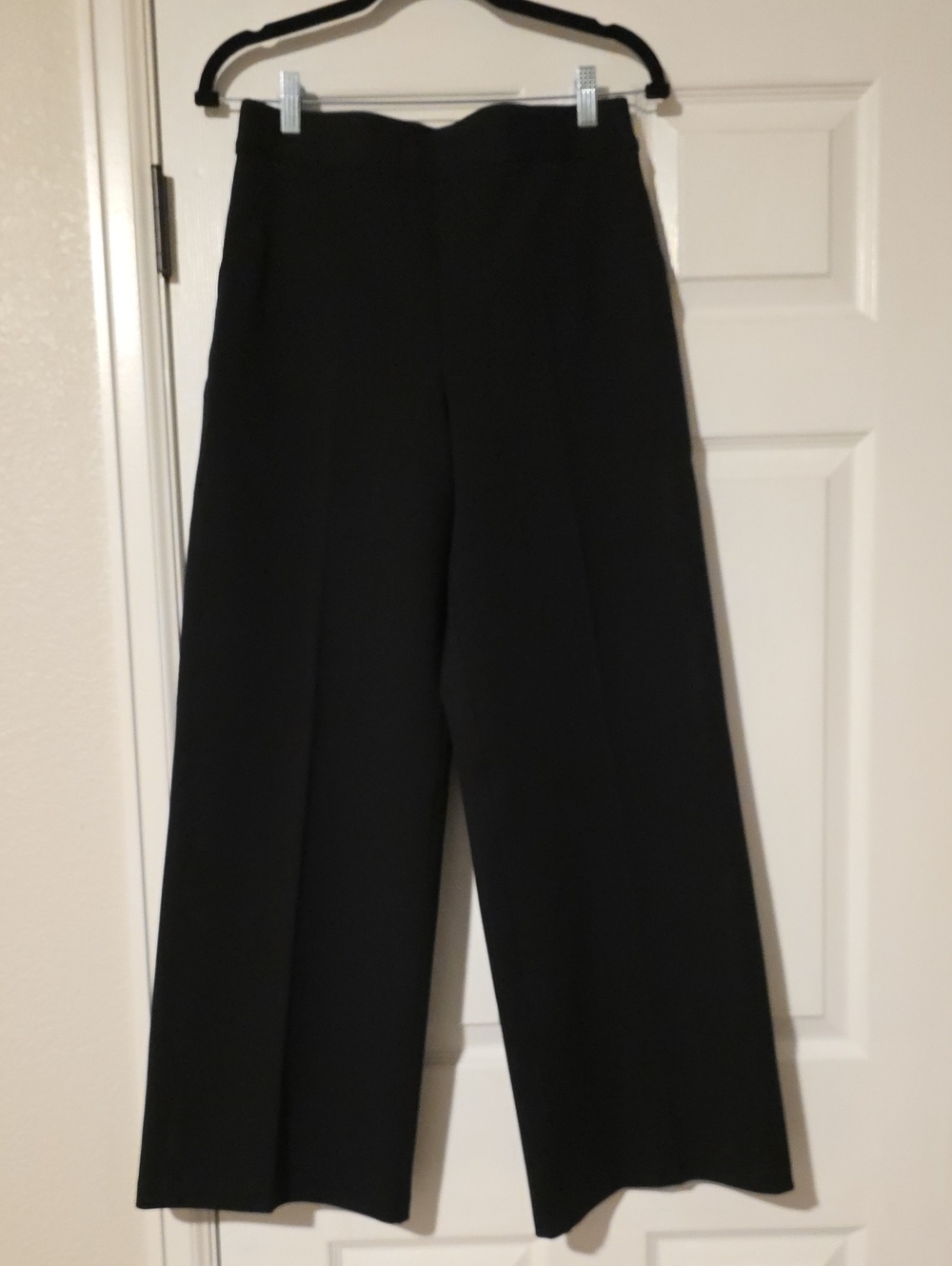 SPANX Black Wide-Leg Dress Pants